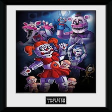 Five Nights at Freddy's Sister Loca 30 x 40cm Framed Collector Print