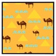 image 2 of Camels & pyramids (Picutre Frame) Grey | XL