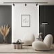 image 7 of Modern and Stylish Black Veneer Wood Effect A3 Plastic Frame for Wall Hanging | Black | L