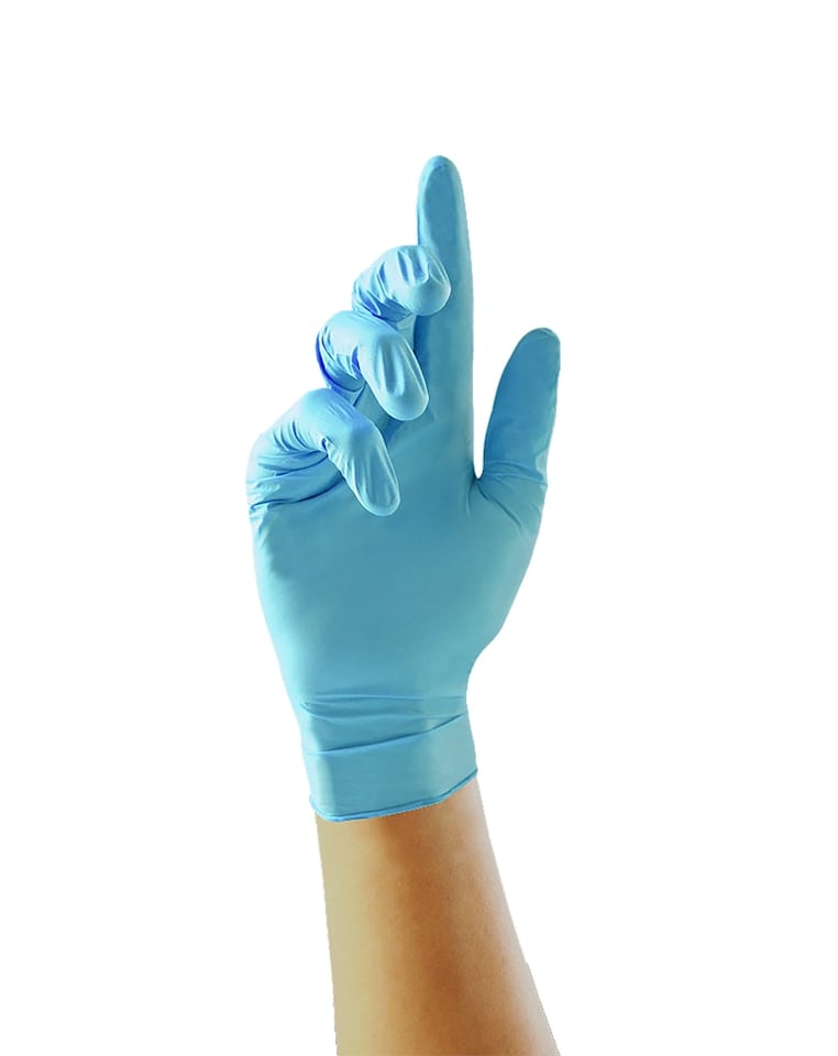image 1 of Unigloves PRO.TECT Blue Box of 100 Nitrile Gloves