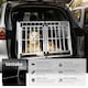 image 2 of Dog Crate Double - angled back wall, aluminium transport box, lockable