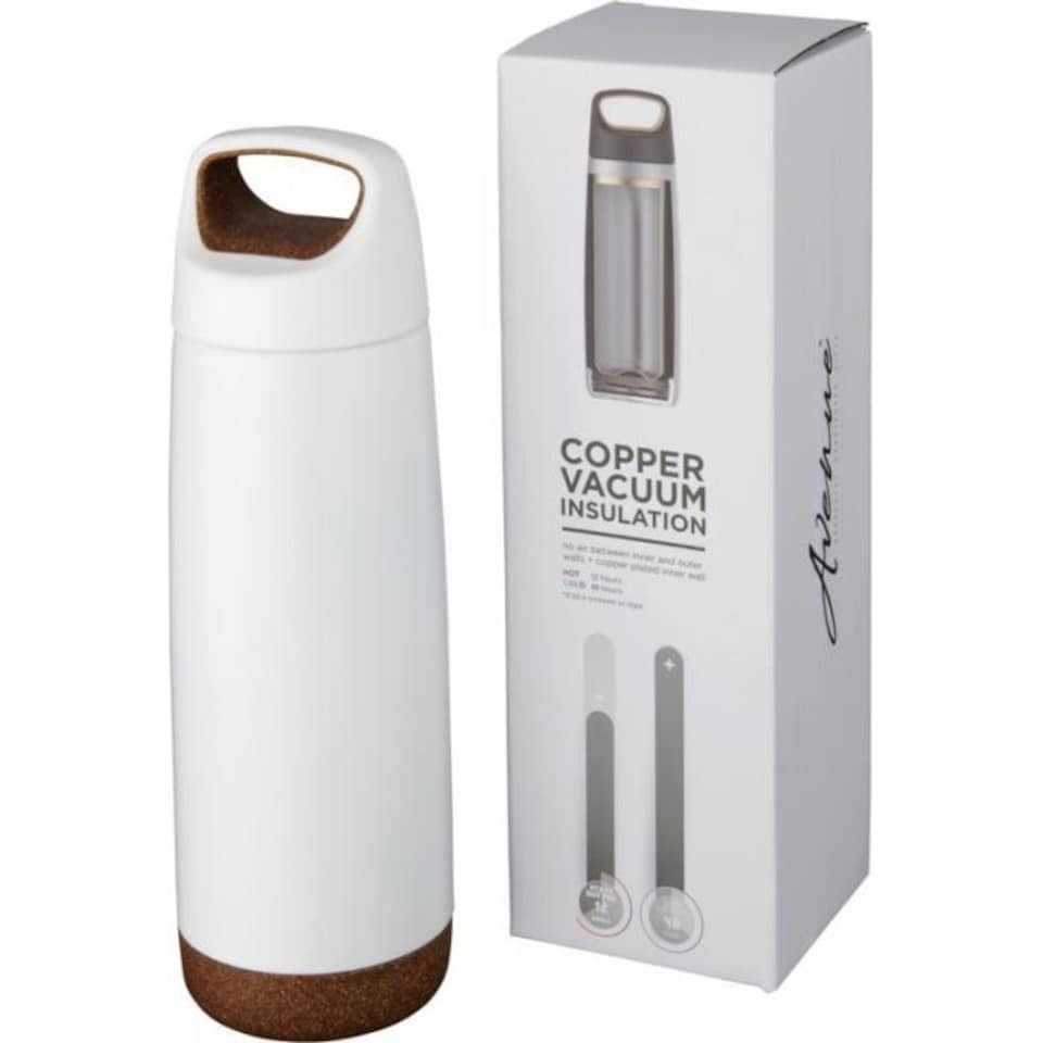 image 1 of Avenue Valhalla Copper Vacuum Insulated Sport Bottle - White - One Size