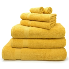 Luxury 100% Egyptian Cotton Towels 550gsm Mustard Yellow | Mustard | Bath towel