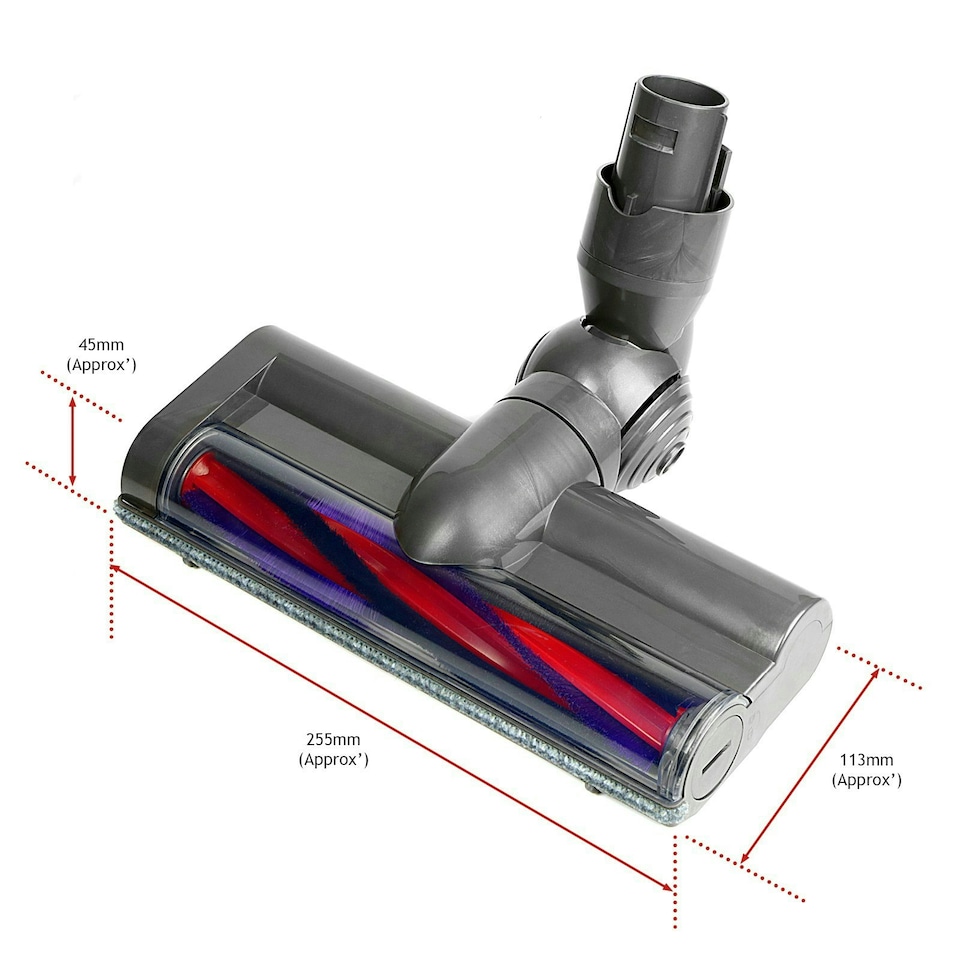 image 1 of SPARES2GO Brush Head for Dyson V6 DC58 DC59 SV03 SV06 Animal Motorhead Bar 949852-05