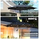image 4 of Outsunny 3-Tier Garden Parasol w/ Solar LED Lights, Tilt, Crank Handle 