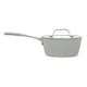 image 6 of Laura Ashley Forged Aluminium Non-stick Saucepan with Glass Lid 20cm - Sage Leaf | Green