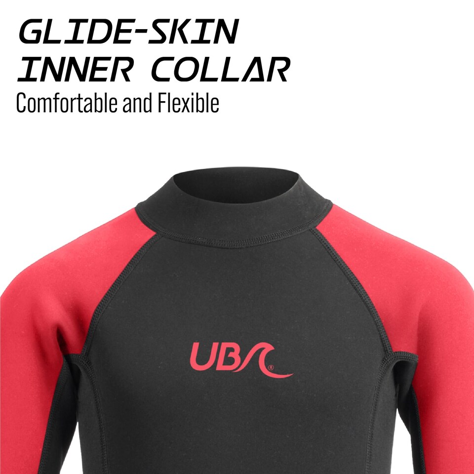 image 1 of Urban Beach Sharptooth Kids Full Length 2mm Summer Wetsuit, Stretchy Neoprene Surfing & Diving Wetsuit With Uv Protection
