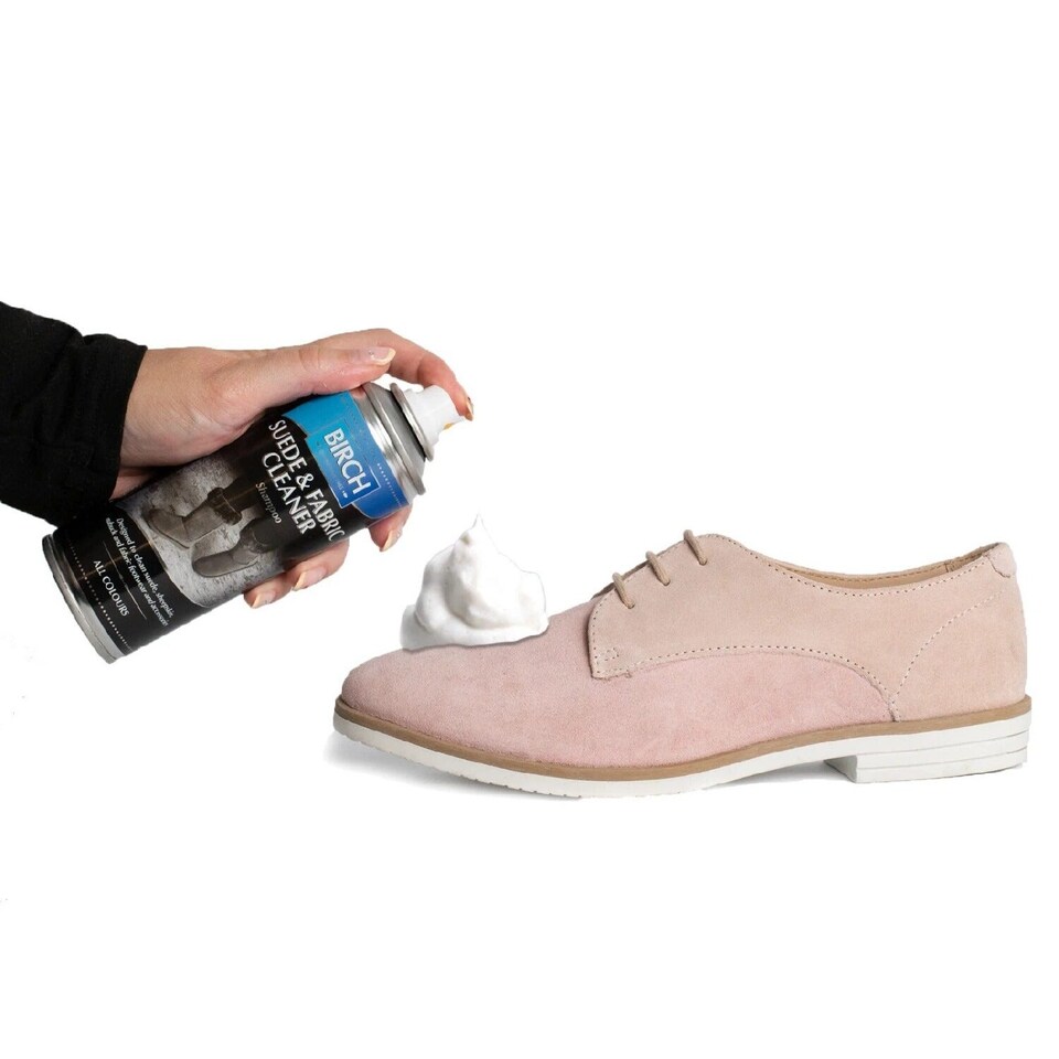 image 1 of BIRCH Suede & Fabric Foam Cleaner - Aerosol for Delicate Materials 200ml | Clear
