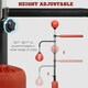 image 9 of SPORTNOW Boxing Bag, Freestanding Punching Bag with Reflex Bar, Speed Balls Black