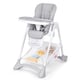 image 1 of COSTWAY Folding Baby High Chair Convertible Dining Chair Portable Highchair-Grey