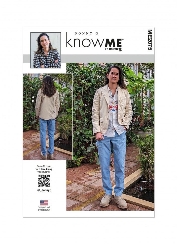 Know Me 2075 Paper Sewing Pattern â Menâs Coats, Jackets & Trousers, Sizes Bb (44â46â48â50â52), Intermediate