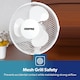 image 7 of GEEPAS 9" Table Fan - Electric Portable Desktop Cooling Fan