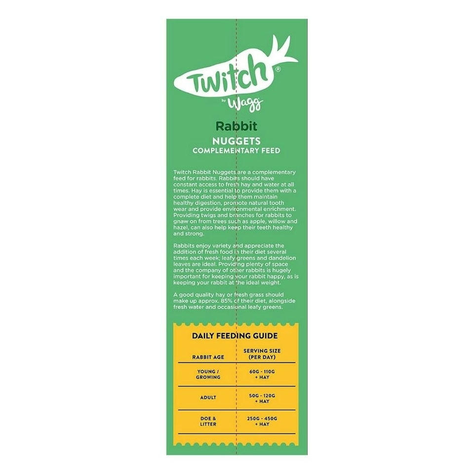 image 1 of Twitch By Wagg Rabbit Food Nuggets 2kg