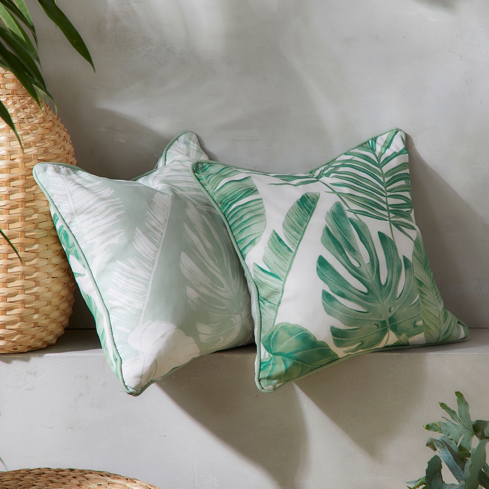 image 1 of D & D Tahiti Outdoor Cushion Cover Green