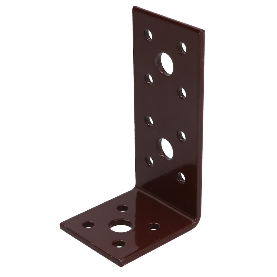 image 1 of Angle Corner Bracket L-Shape Brace Fastener Plate 90mm x 45mm x 40mm 20PK