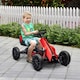 image 7 of HOMCOM Children Pedal Go Kart w/ Adjustable Seat, Handbrake - Red