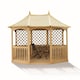 image 2 of Winchester Large Pavilion Gazebo - Pressure Treated Timber - L365 x W270 x H295 cm