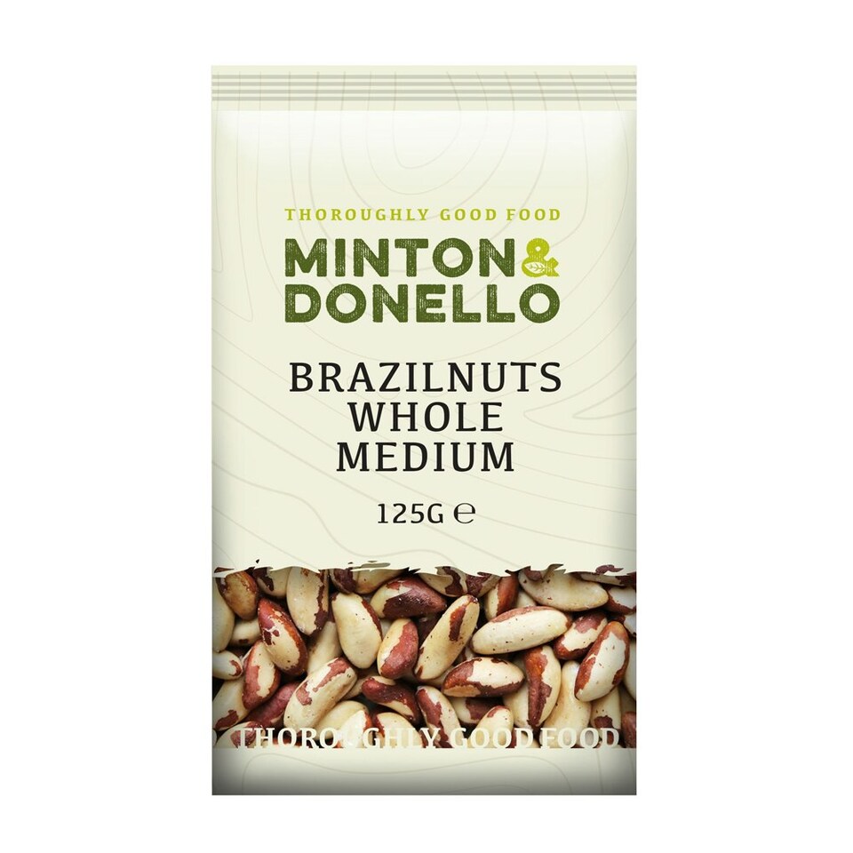 image 1 of Minton & Donello Medium Whole Brazil Nuts 6 x 125g