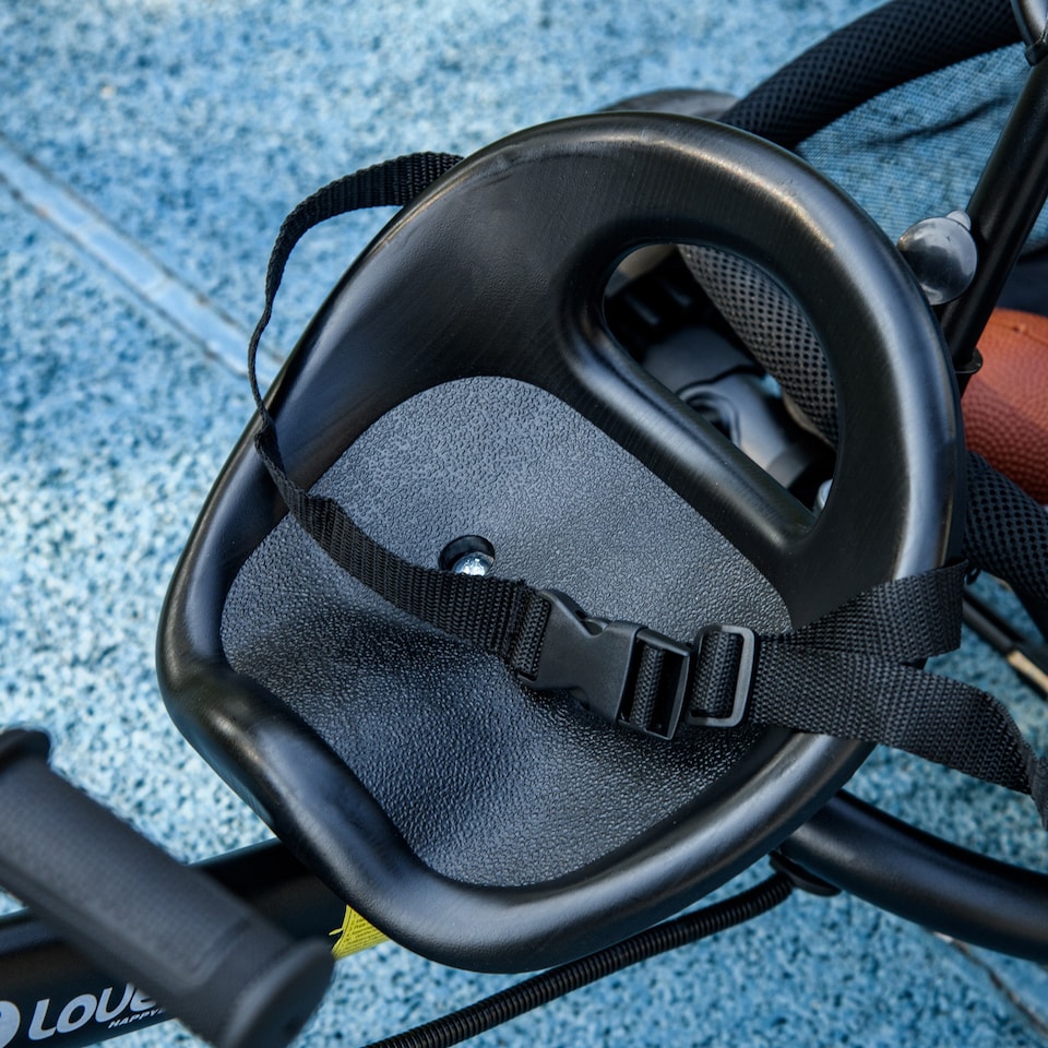 image 1 of HOMCOM 6 in 1 Trike, Kids Tricycle, Pedal Push Bike with Push Handle, Removable Canopy, 5-point Safety Belt, Storage, Cushion, Footrest, Brake, for 1-5 Years Toddler, Dark Blue