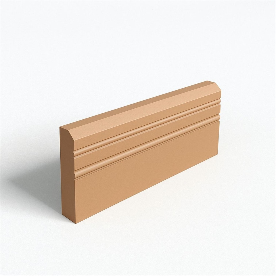 Single Set - MDF Chamfer & 2 Drip Groove Architrave - 18mm (T) x 69mm (H)