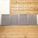 image 3 of Pack of 4 Grey Washed Back Panels Only For SA-BINS3 Double Bin Storage