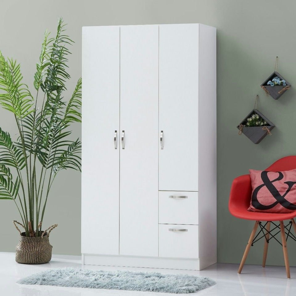 image 1 of 3 Door 2 Drawer Wardrobe