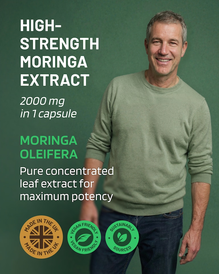 image 1 of PharmaZen Moringa Leaf Extract 2000mg 60 Capsules