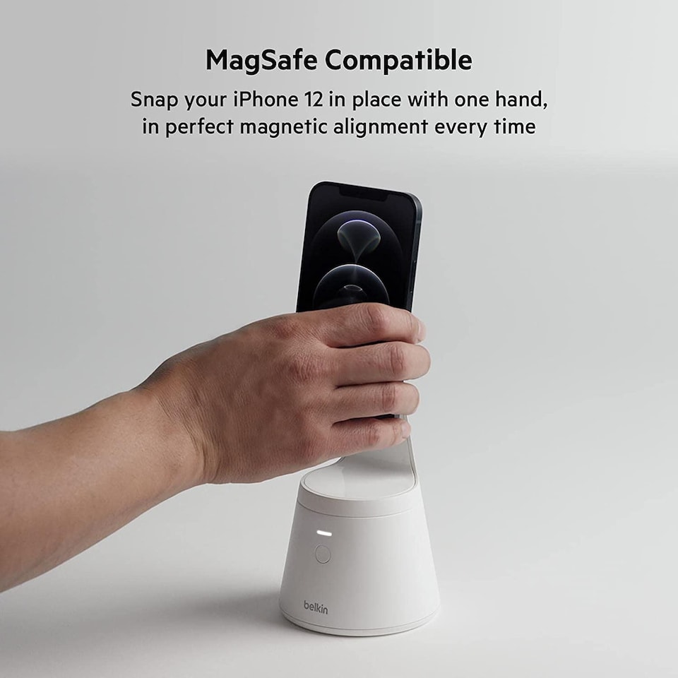 image 1 of Belkin Magentic Movement Tracking Tripod White - MMA001btWH