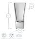 image 3 of Bormioli Rocco Ypsilon Shot Glasses - 70ml - Pack of 6 | Clear | Clear