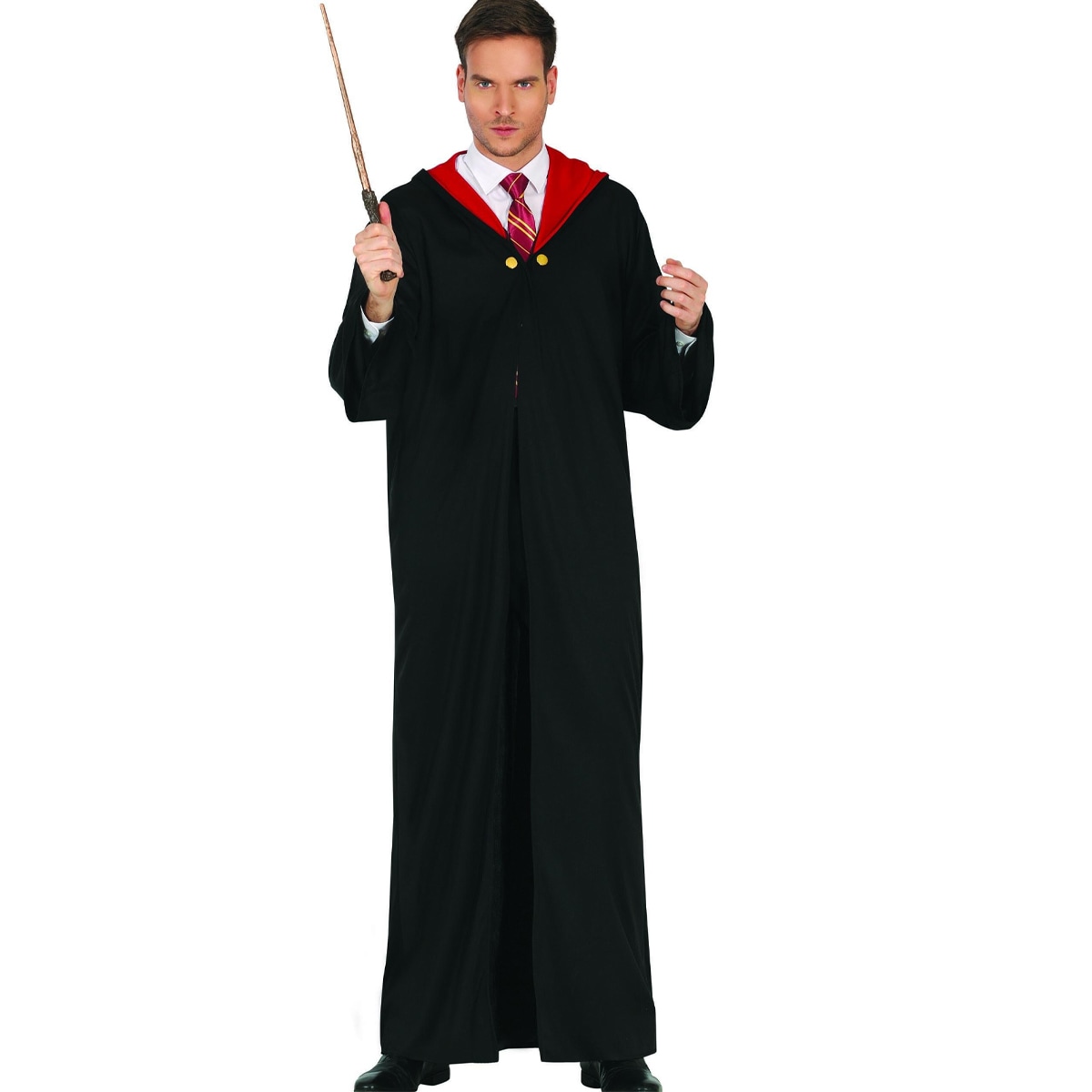 Fiestas Guirca Mens Student Of Magic Costume Set Black Black/Red S 1