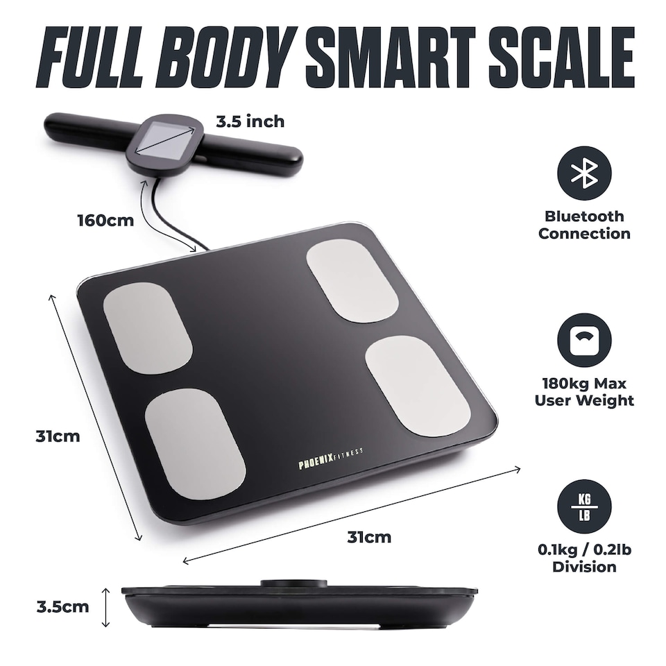 image 1 of Phoenix Fitness Smart Full Body Composition Scale