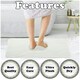 image 3 of VELVETIO Faux Fur Bath Mat Set Shaggy Super Soft Plush Anti Slip PVC Back White