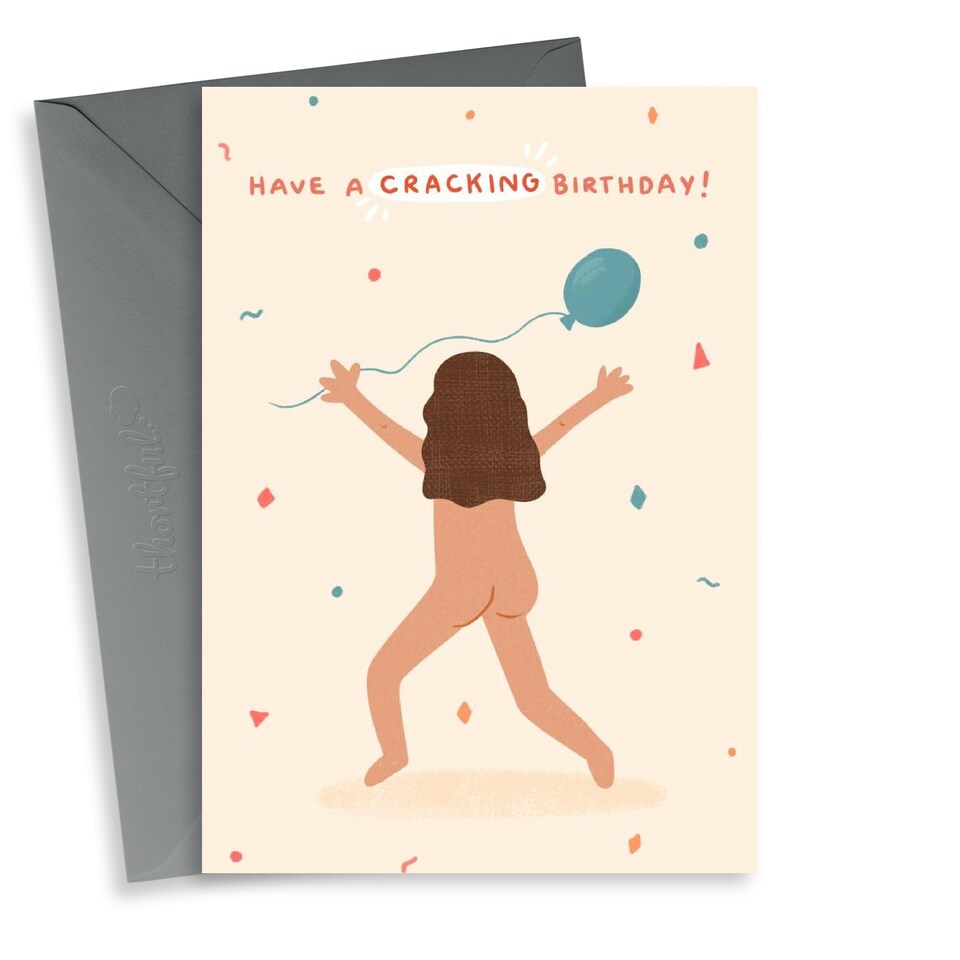 image 1 of Funny Cracking Pun Birthday Card For Her