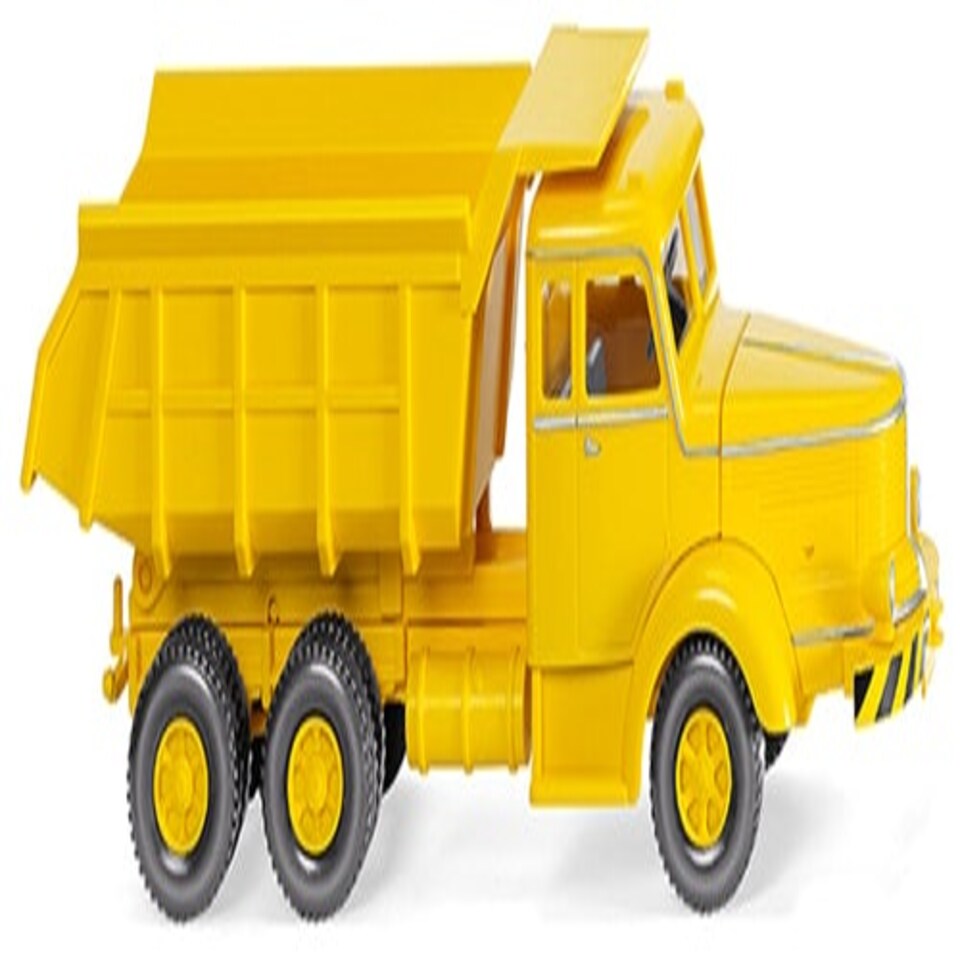 Wiking Krupp Titan Tipper Trailer Yellow