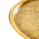 image 4 of Interiors by Premier Distressed Small Accent Table, Elegant Corner Table, Gold Finish Bedside Table, Durable Functional Table