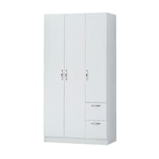 3 Door 2 Drawer Wardrobe