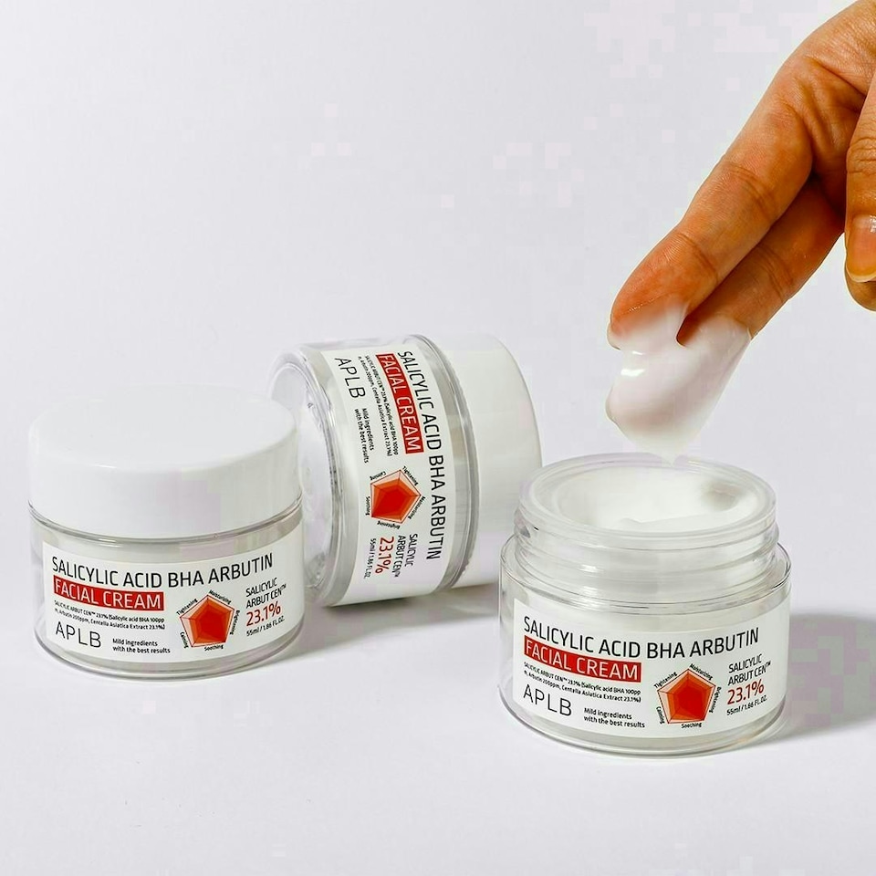 image 1 of APLB Salicylic Acid BHA Arbutin Facial Cream 55ml