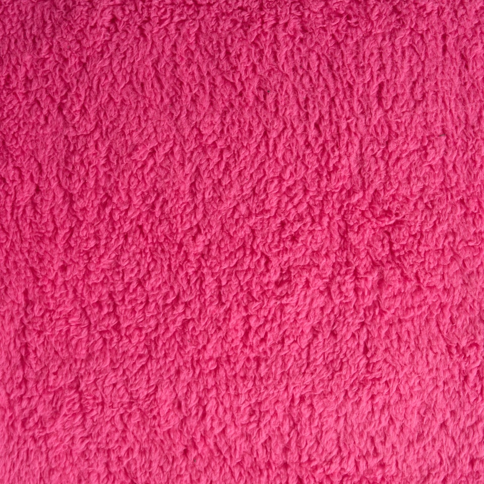 image 1 of OHS Teddy Fleece Soft Warm Plush Cosy Plain Dyed Throw Over Bed Blanket, 125x150cm (Copy) Pink | Hot Pink