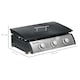 image 5 of Outsunny Gas Plancha Barbecue Grill with 3 Stainless Steel Burner, 7.5kW, Portable Tabletop Gas BBQ with NonStick Griddle and Lid for Camping Picnic Garden Party Festival