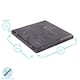 image 4 of Argon Tableware 12pc Marble Placemats & Square Coasters Set - Black | Black | Black