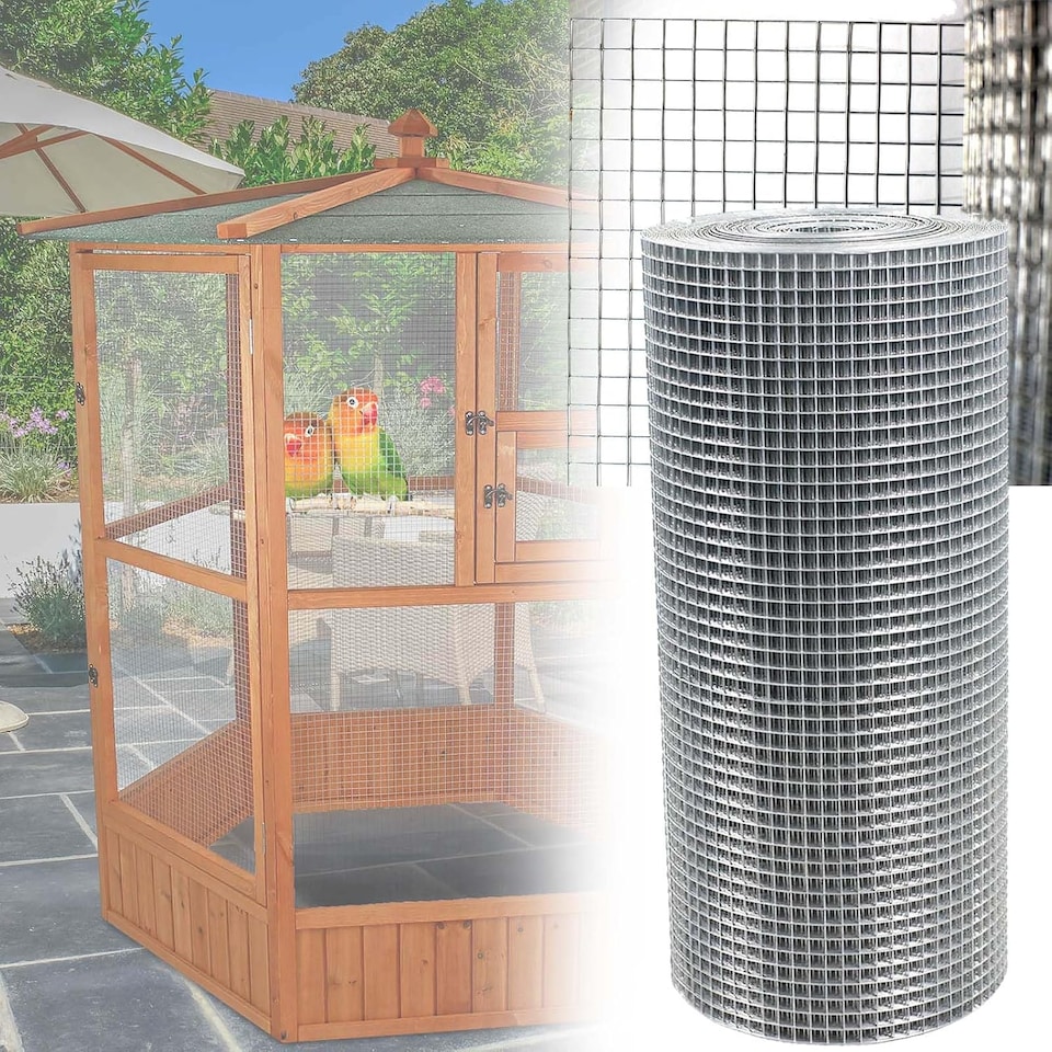 image 1 of Actiaspet Welded Wire Mesh 36in x 15m 1/2in 19 Gauge Hot Dipped Galvanised
