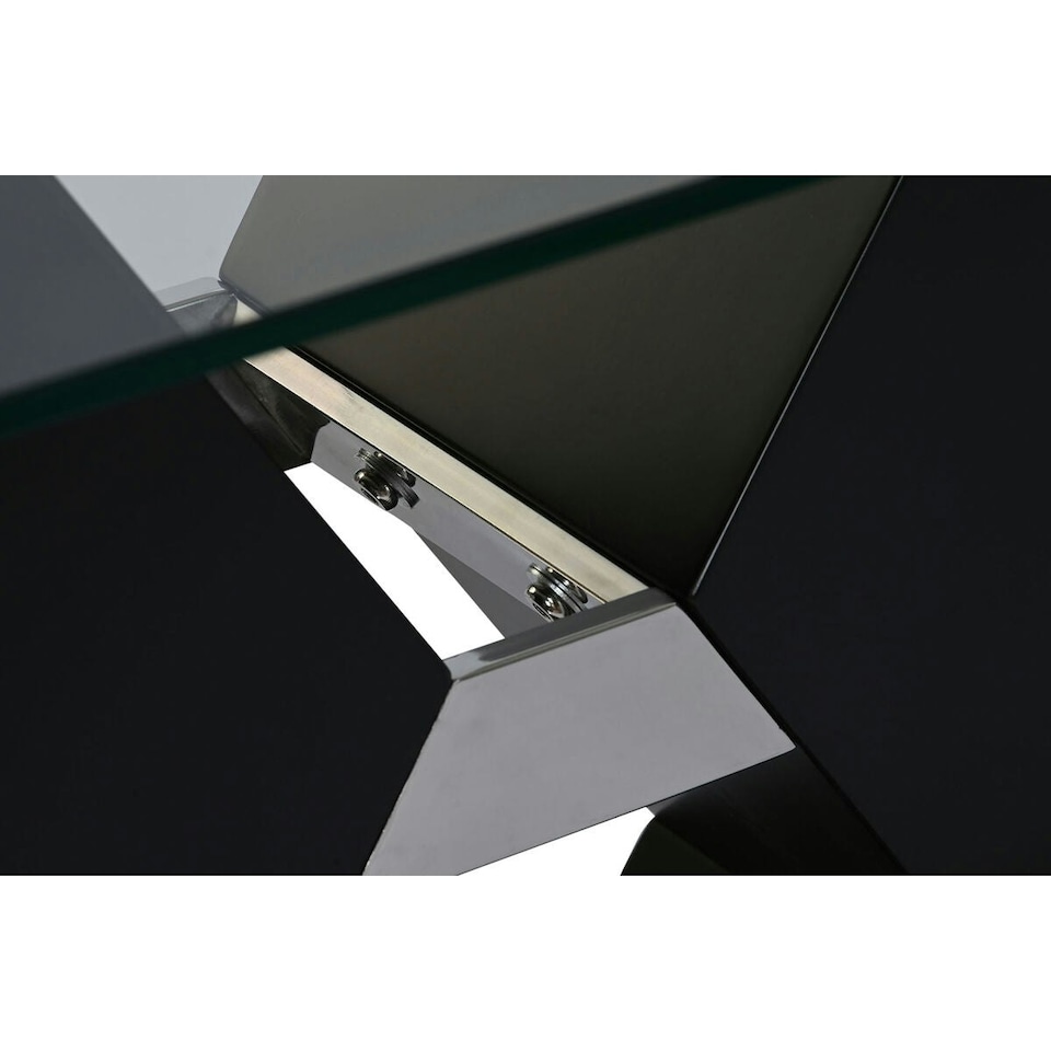 image 1 of Centre Table DKD Home Decor Wood 120 x 60 x 45 cm Tempered Glass MDF Wood N/A