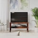 image 3 of URBNLIVING 2 Tier TV Bench Entertainment Media Stand 90cm | Multi | Rustic Brown | 1
