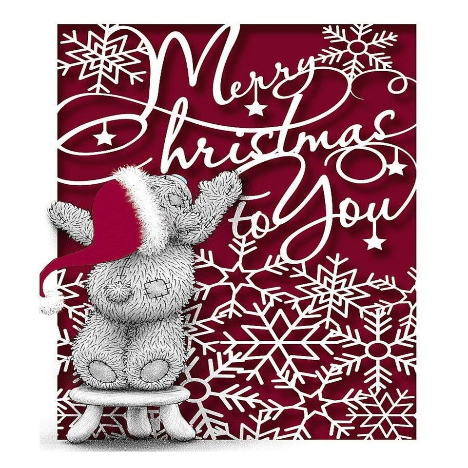 image 1 of Merry Christmas to You Me to You Bear Card