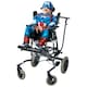 image 2 of Captain America Childrens/Kids Adaptive Costume - Blue/Red/White - S S