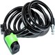 image 4 of Sport Direct 10mm x 185cm Steel Bicycle Bike LED Cable Lock With Keys & Bracket Black