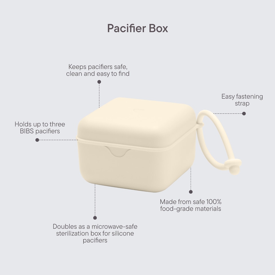 image 1 of BIBS Soother Box Baby Blue
