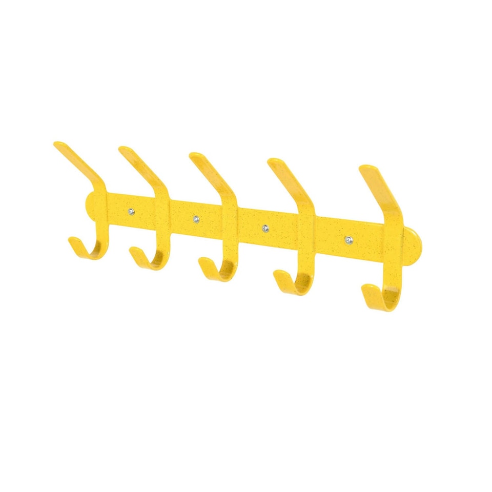 Stubbs Coat Hooks - Yellow - One Size