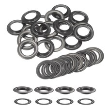 30mm Brass Eyelets with Washers for Arts & DIY Projects - 10 Pcs