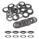 image 1 of 30mm Brass Eyelets with Washers for Arts & DIY Projects - 10 Pcs